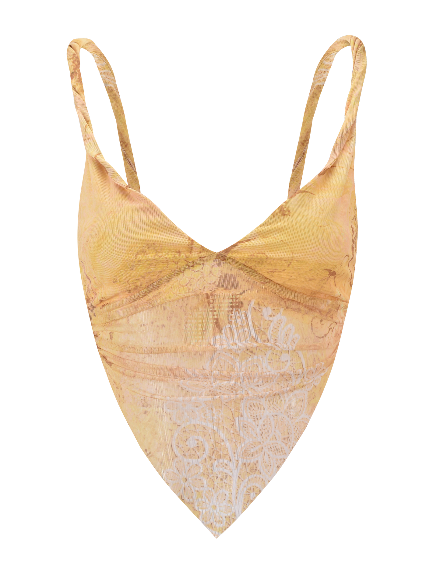 THEO TOP - LEMON BUTTERFLY PAISLEY