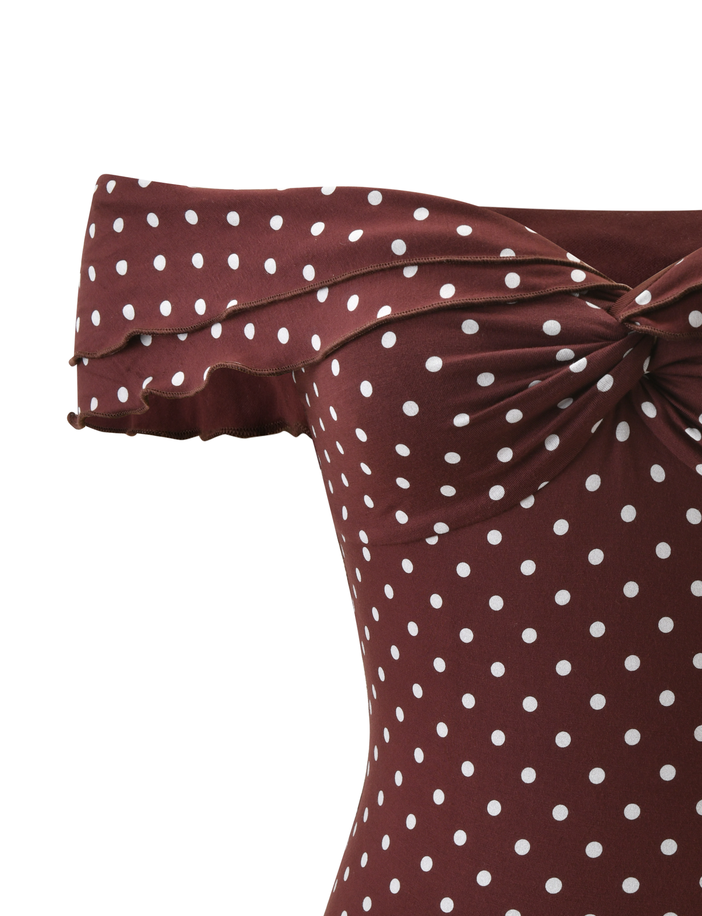 DENALI TOP - BROWN DOT