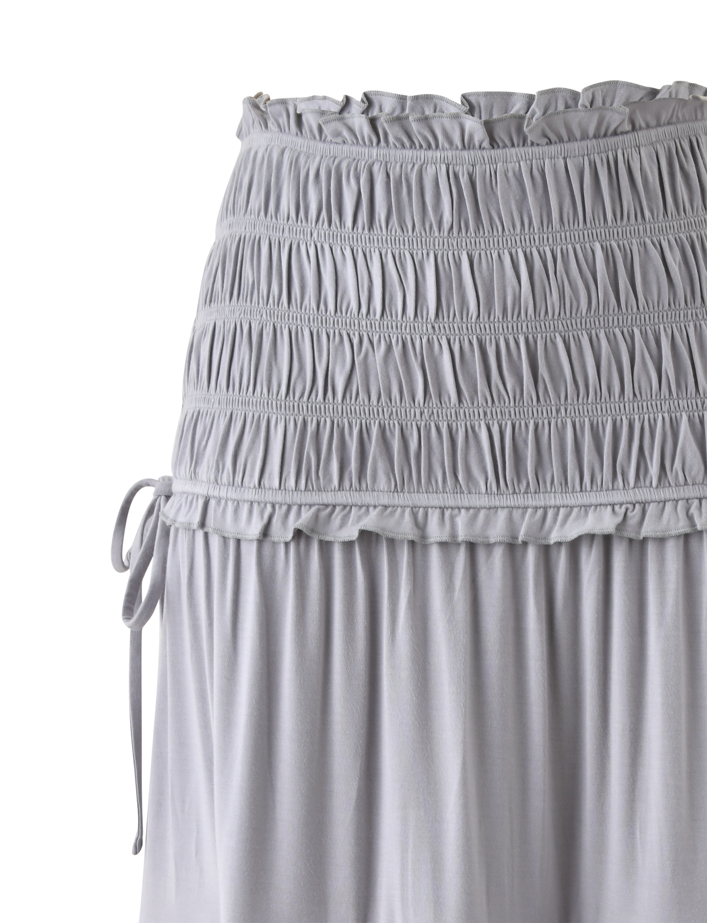 DENALI MAXI SKIRT - DOVE GREY