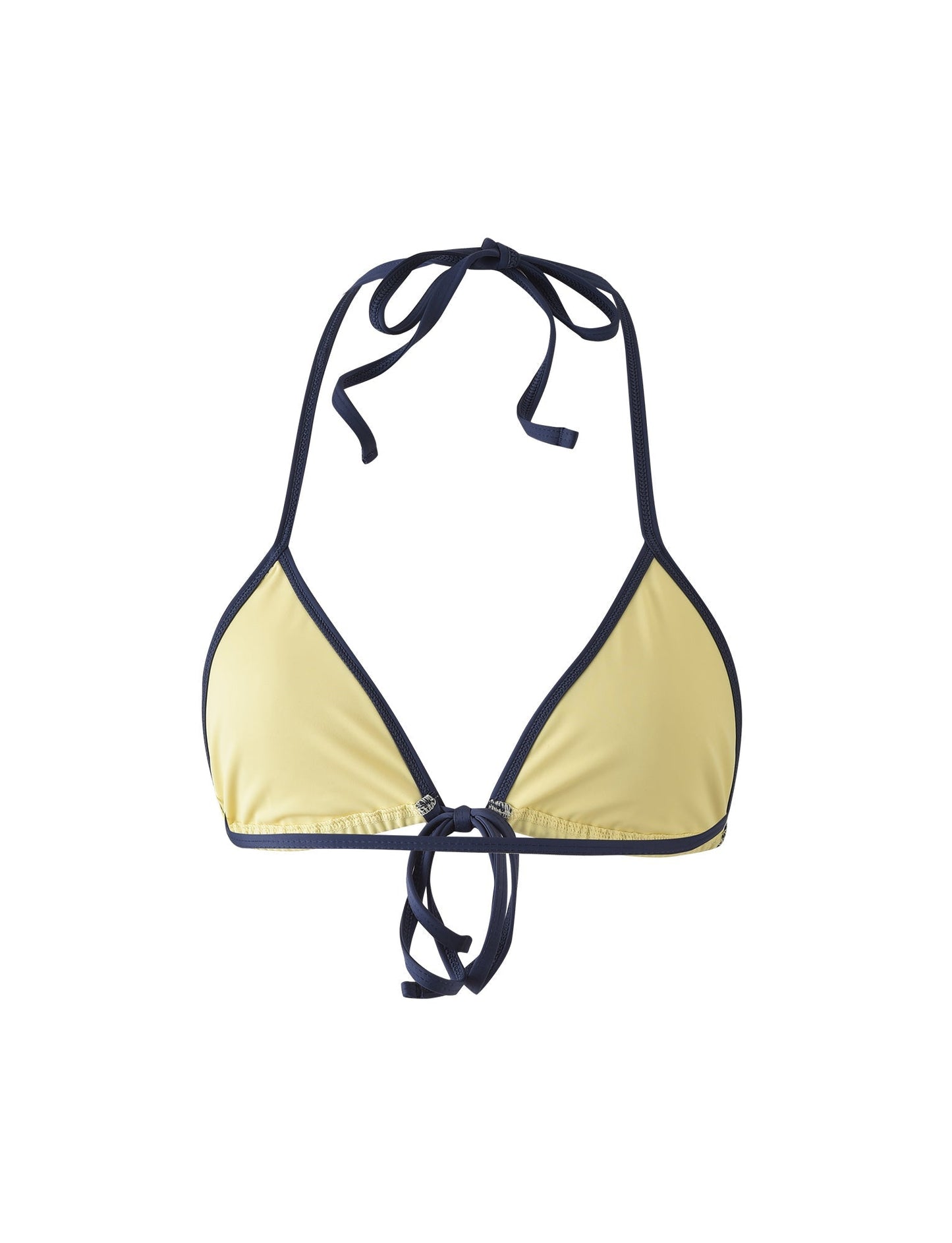 KRISTIN BIKINI TOP - YELLOW : PALE YELLOW