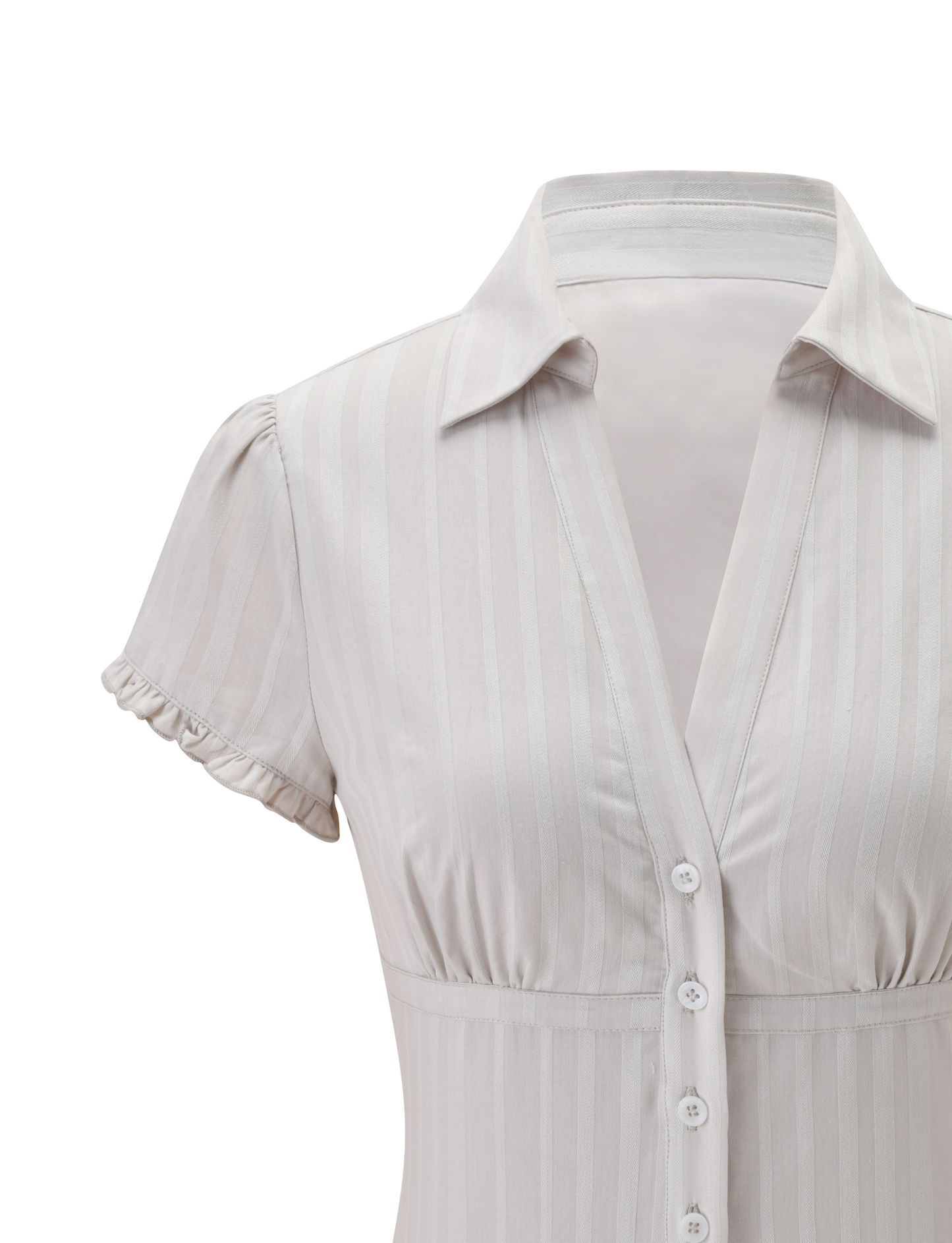 VALERIE SHORT SLEEVE SHIRT - GREY