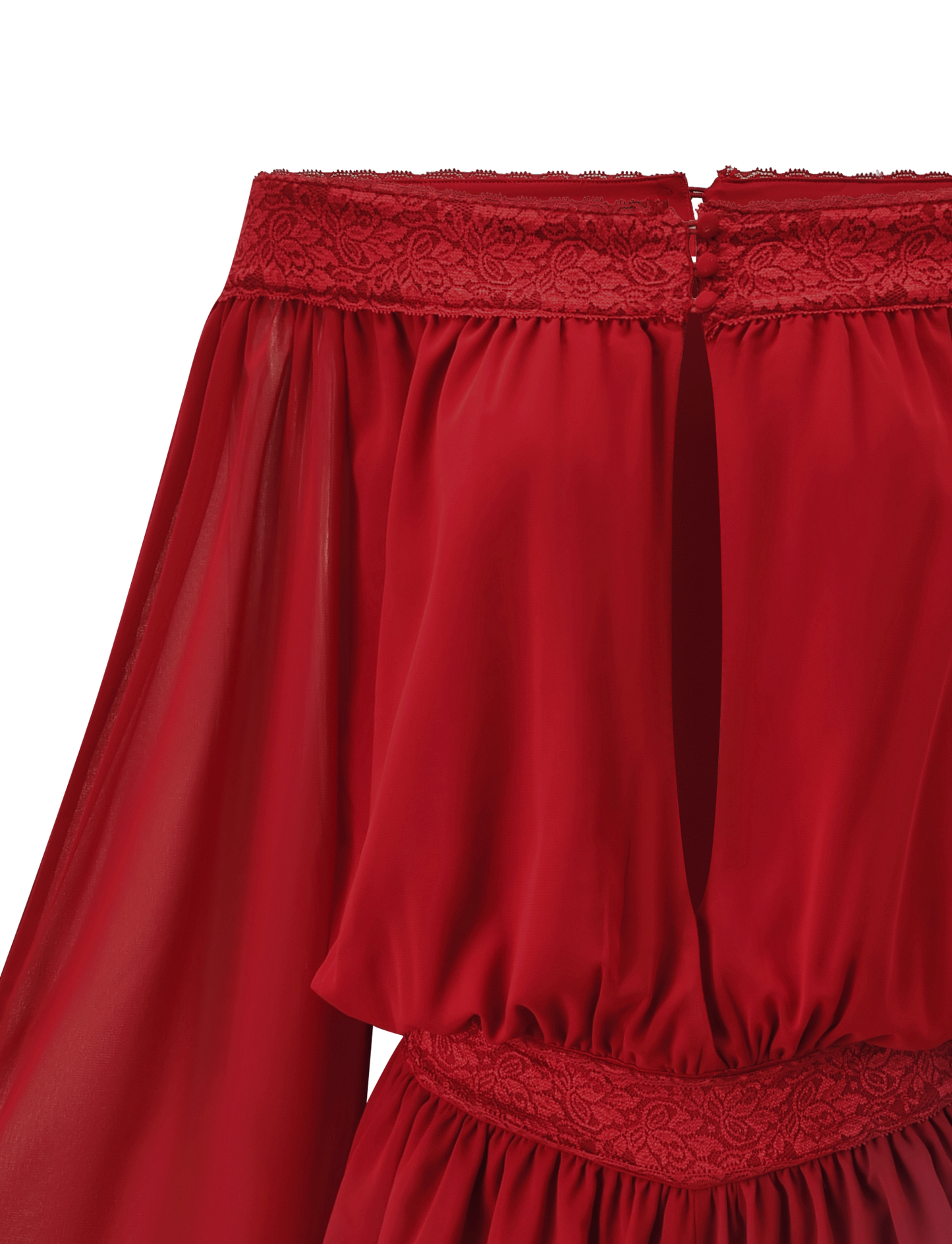 TESSIE PLAYSUIT - RED
