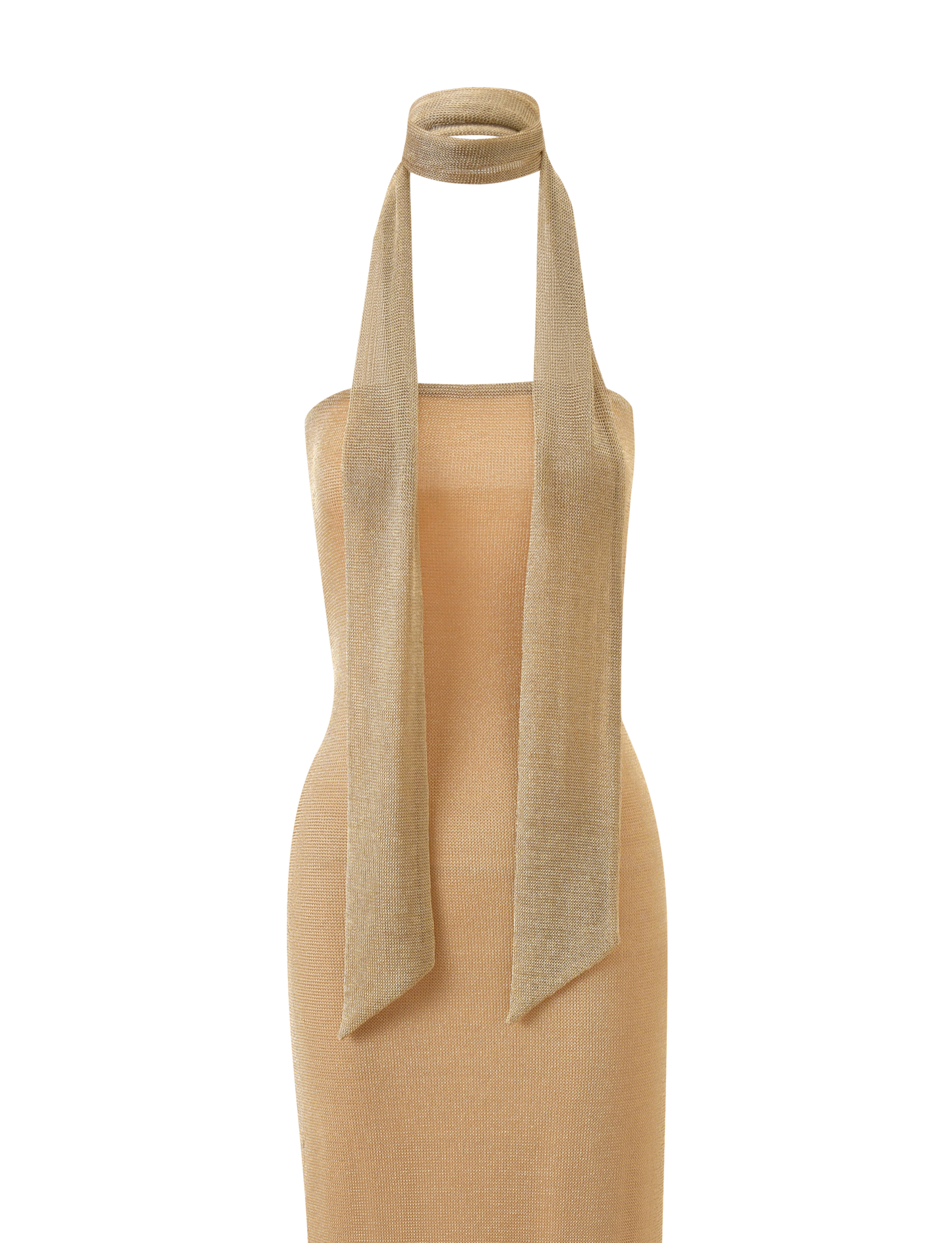 DANIELA SCARF DRESS 2.0 - GOLD