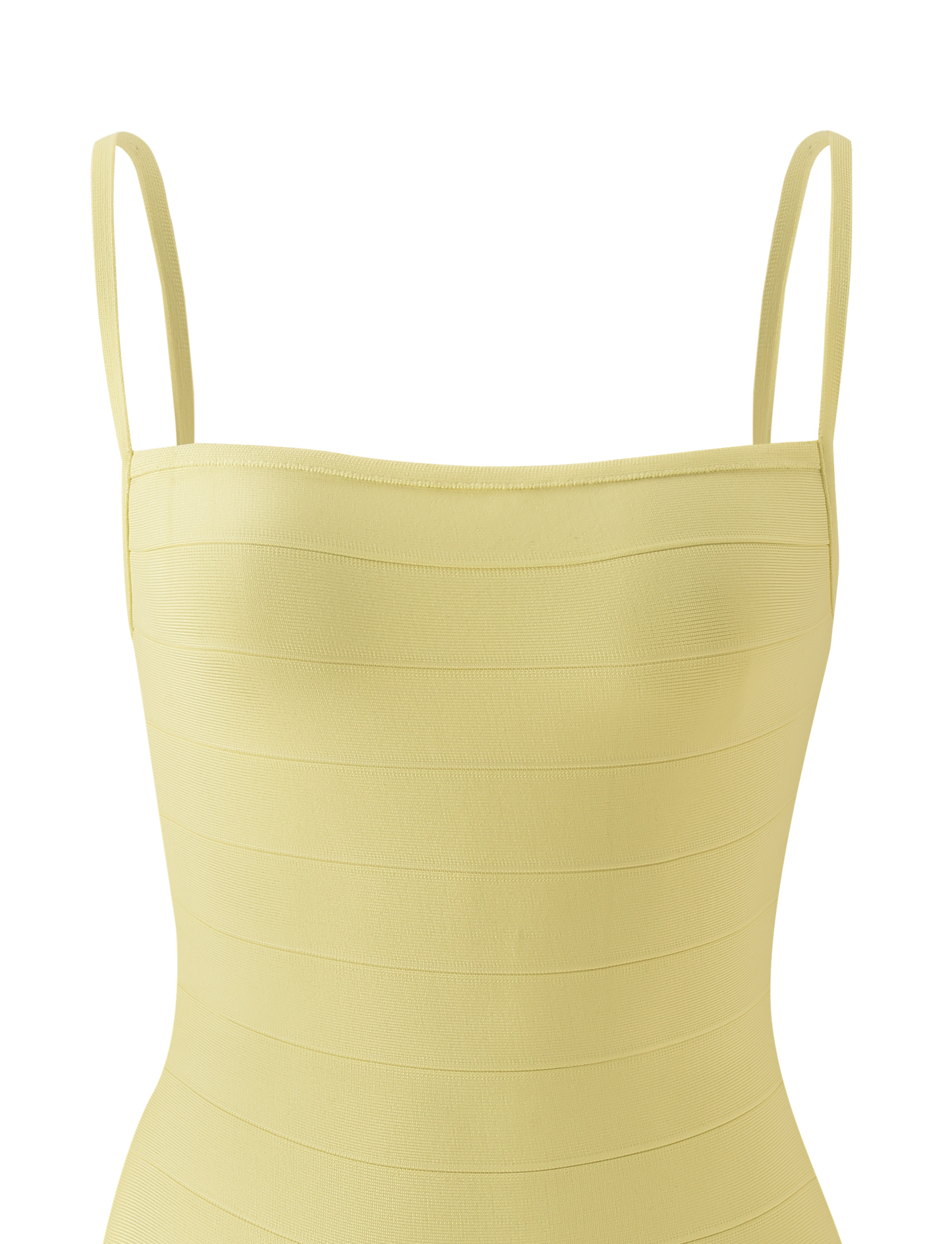 MIDORI BANDAGE DRESS - YELLOW