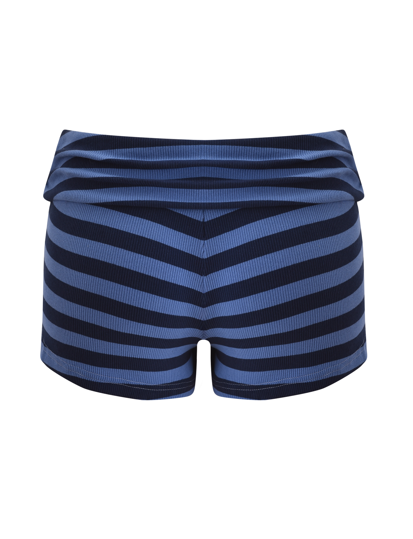 CERYS RIB SHORT - BLUE NAVY STRIPE