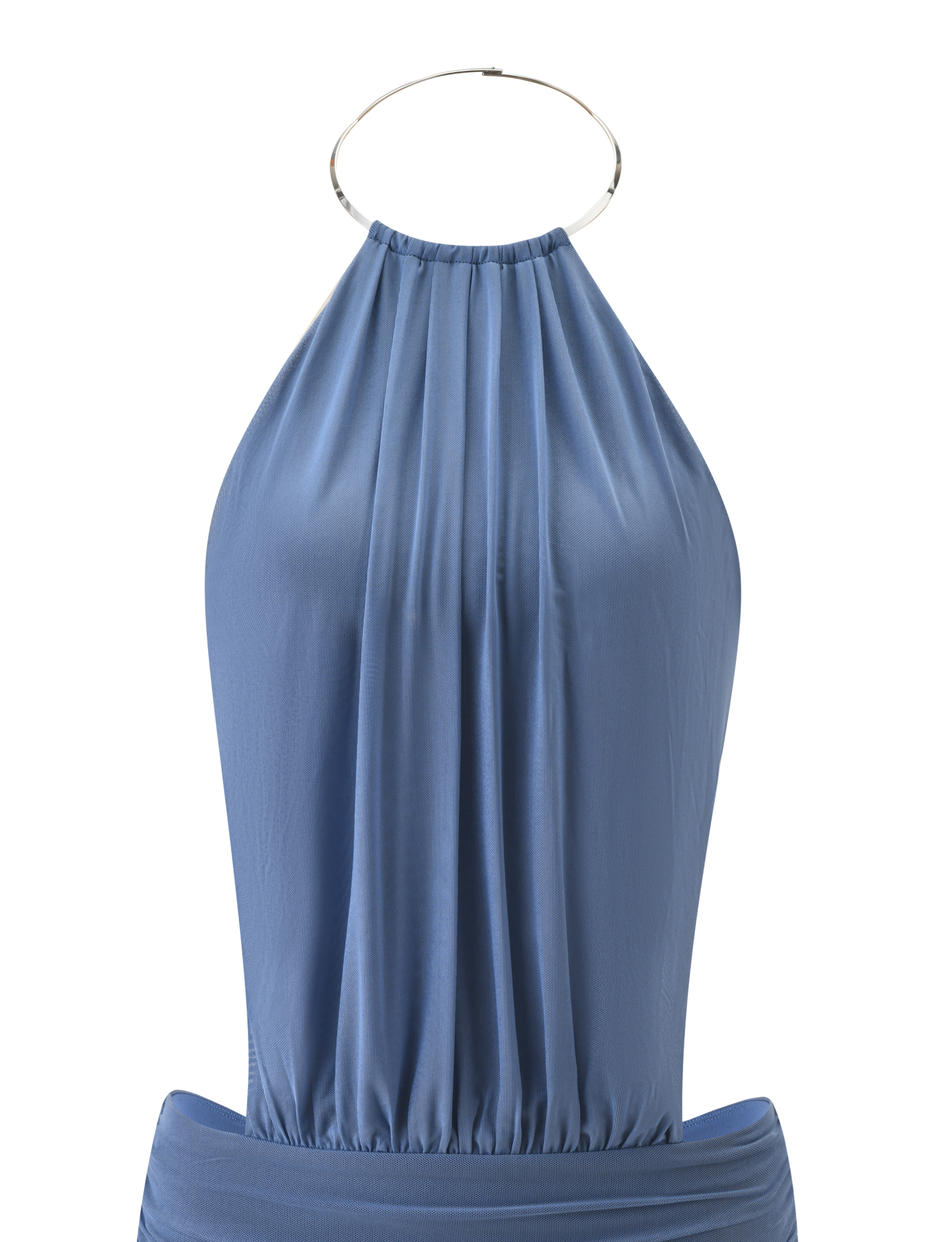 EVANNA MINI DRESS - SLATE BLUE