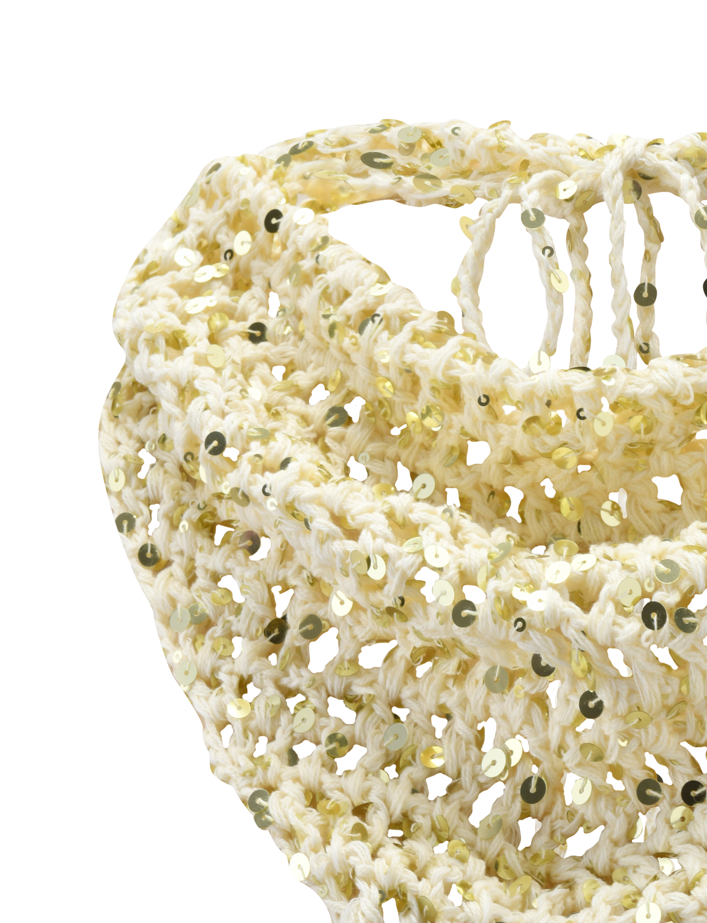 SYLVAN CROCHET SCARF - CREAM