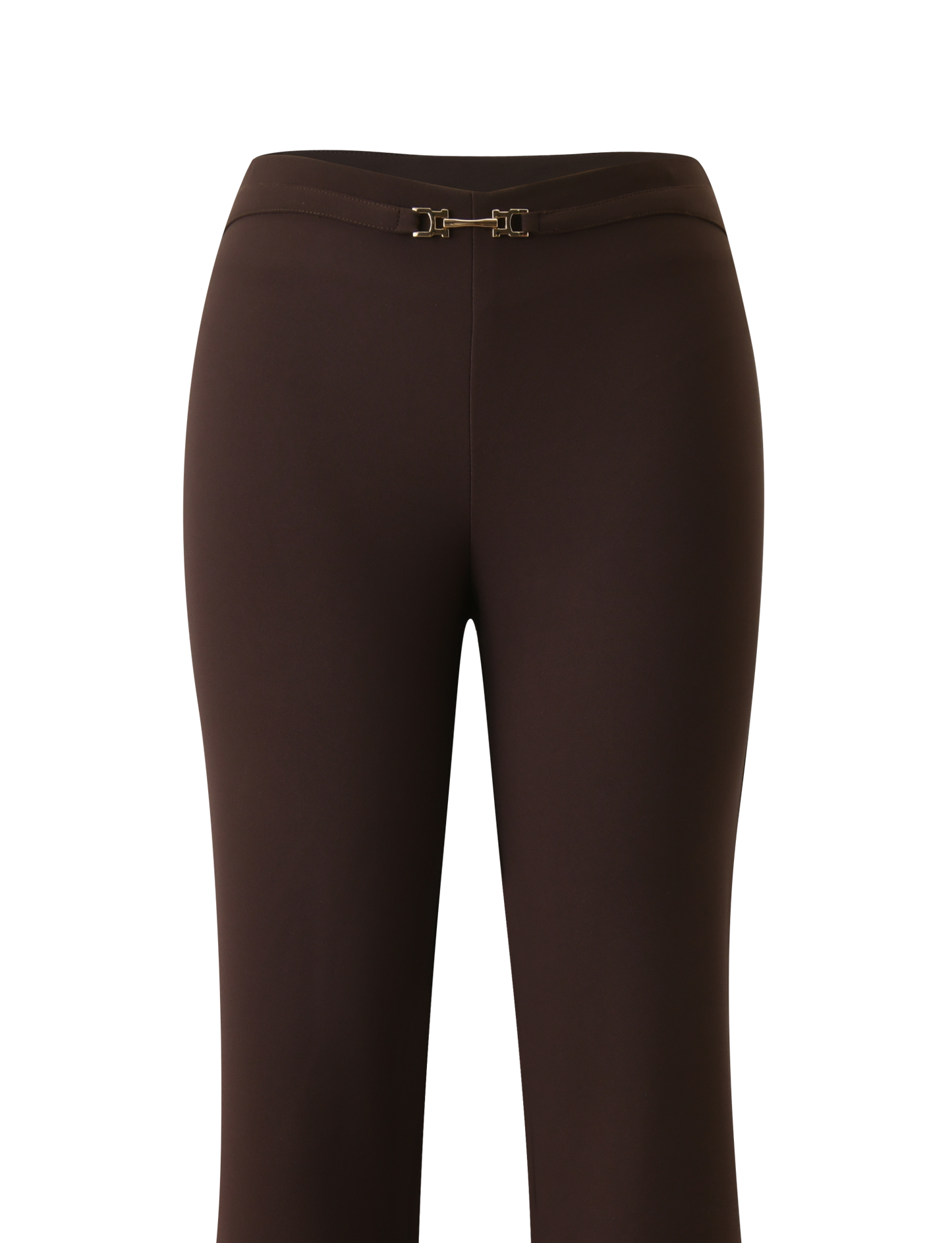 KITTIE BUCKLE PANT - CHOCOLATE