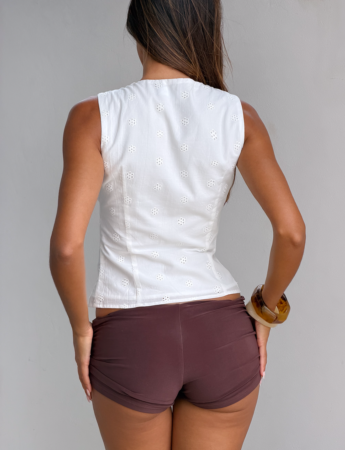 CAELYNN TOP - WHITE