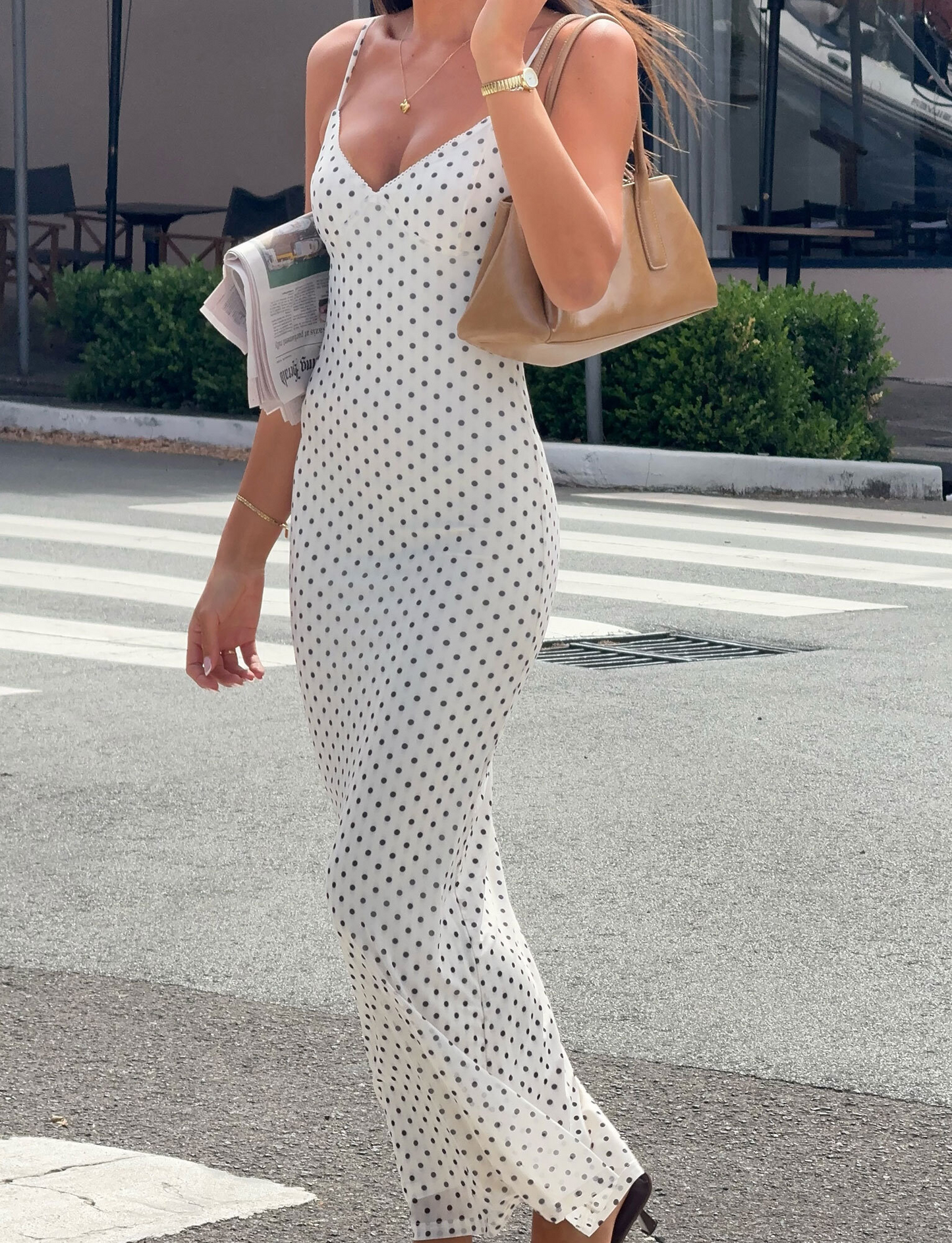 JULIANNA MAXI DRESS - POLKA DOT