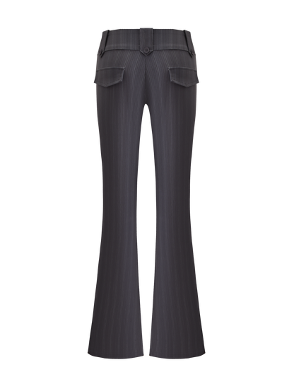 KITTIE PANT - GREY STRIPE