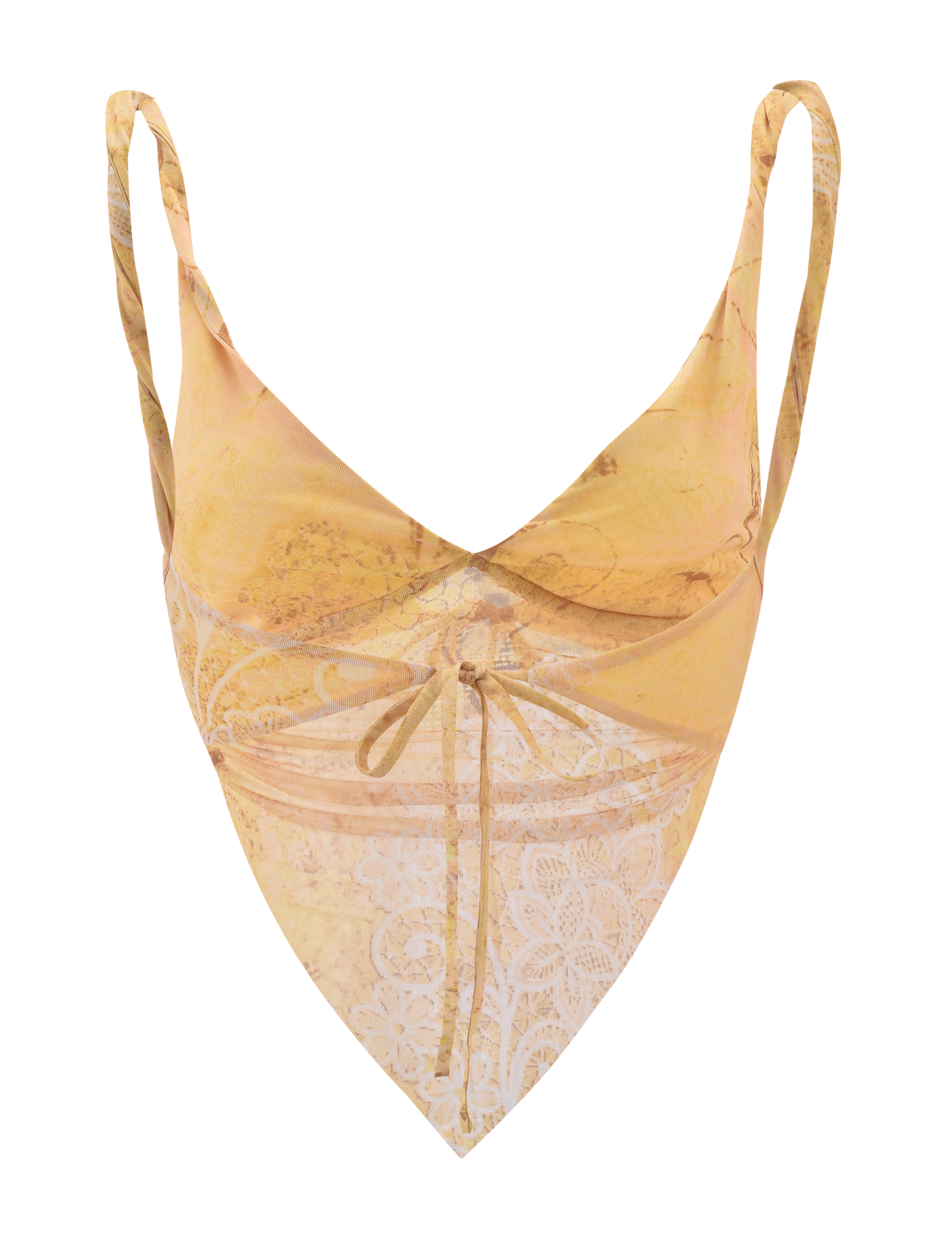 THEO TOP - LEMON BUTTERFLY PAISLEY