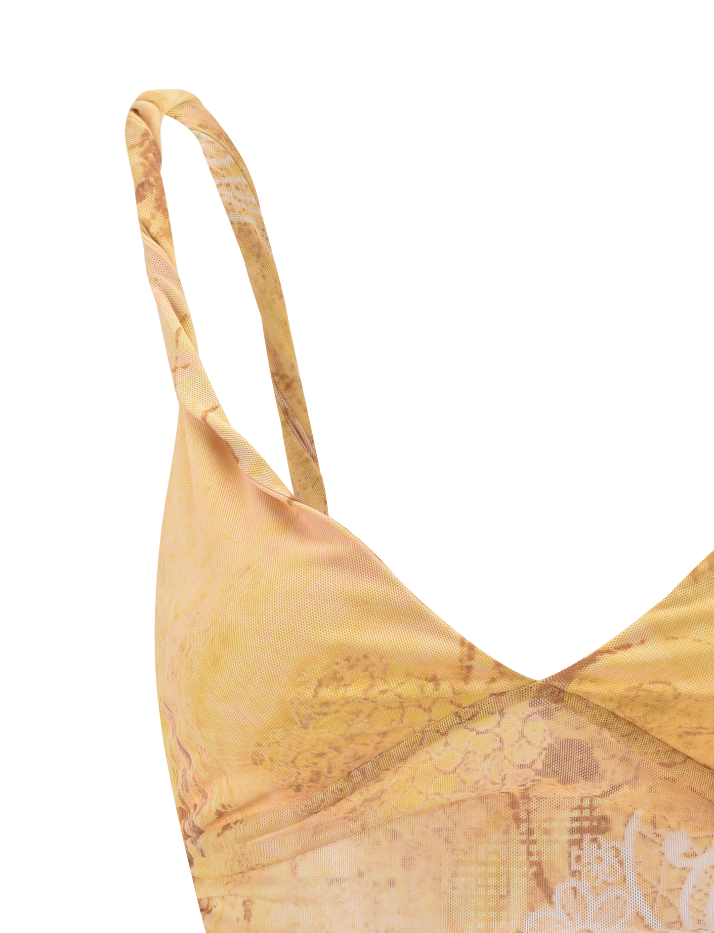 THEO TOP - LEMON BUTTERFLY PAISLEY