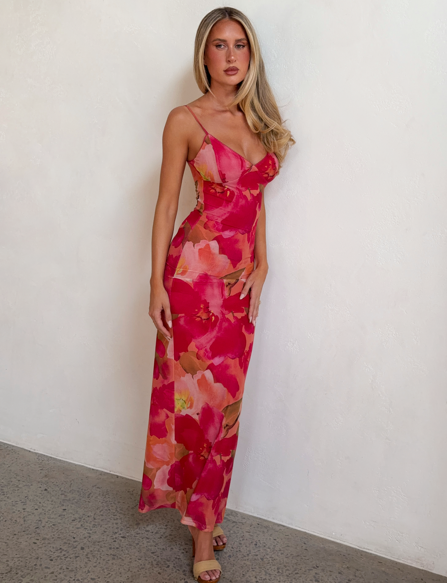 JULIANNA MAXI DRESS - DAIQUIRI FLORAL