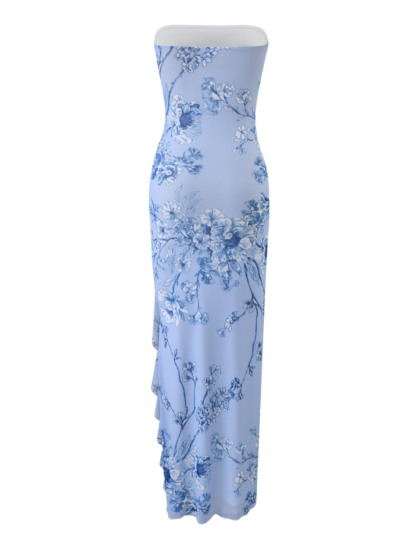 THEO MAXI DRESS - BLUE FLORAL