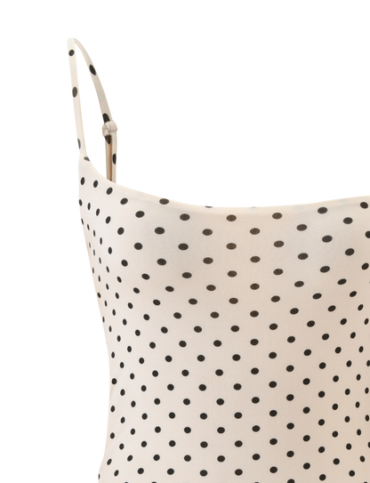MINERVA BODYSUIT - CREAM DOT