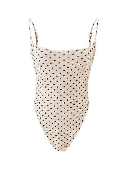 MINERVA BODYSUIT - CREAM DOT