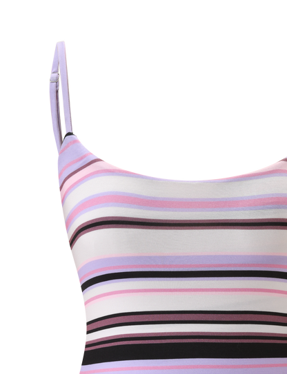 MINERVA BODYSUIT - PURPLE STRIPE