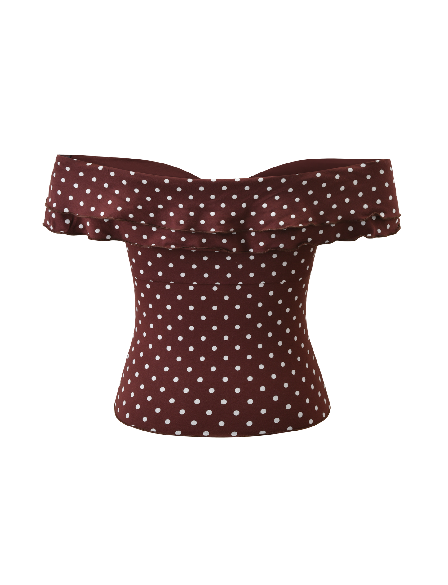 DENALI TOP - BROWN  DOT