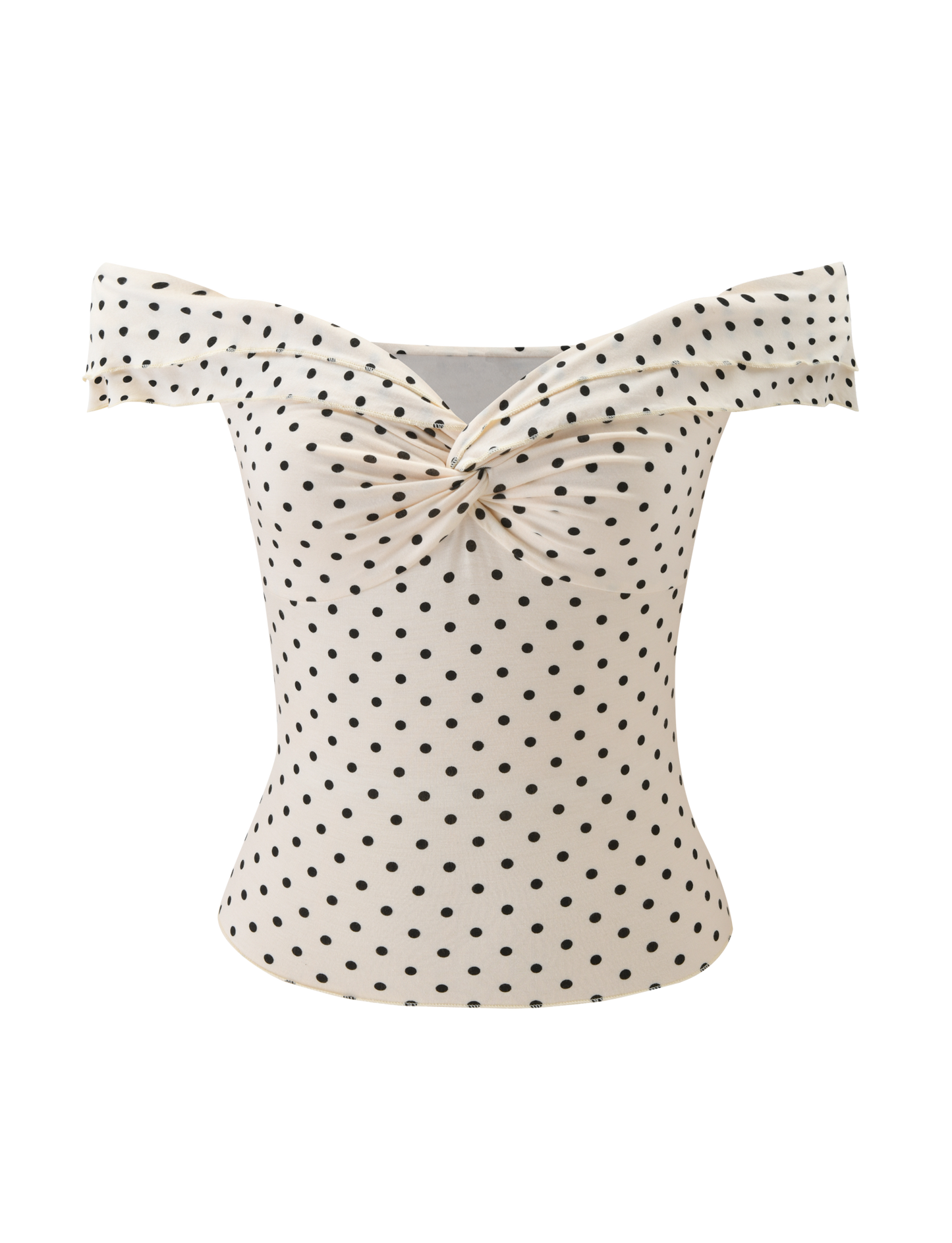 DENALI TOP - CREAM DOT