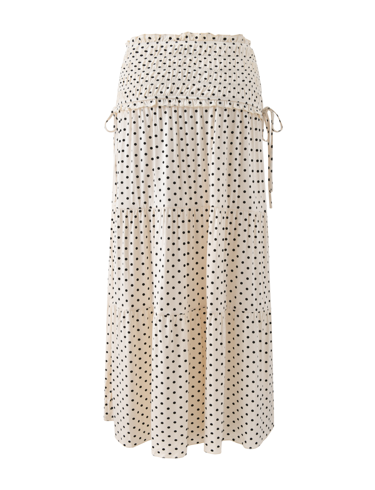 DENALI MAXI SKIRT - CREAM DOT
