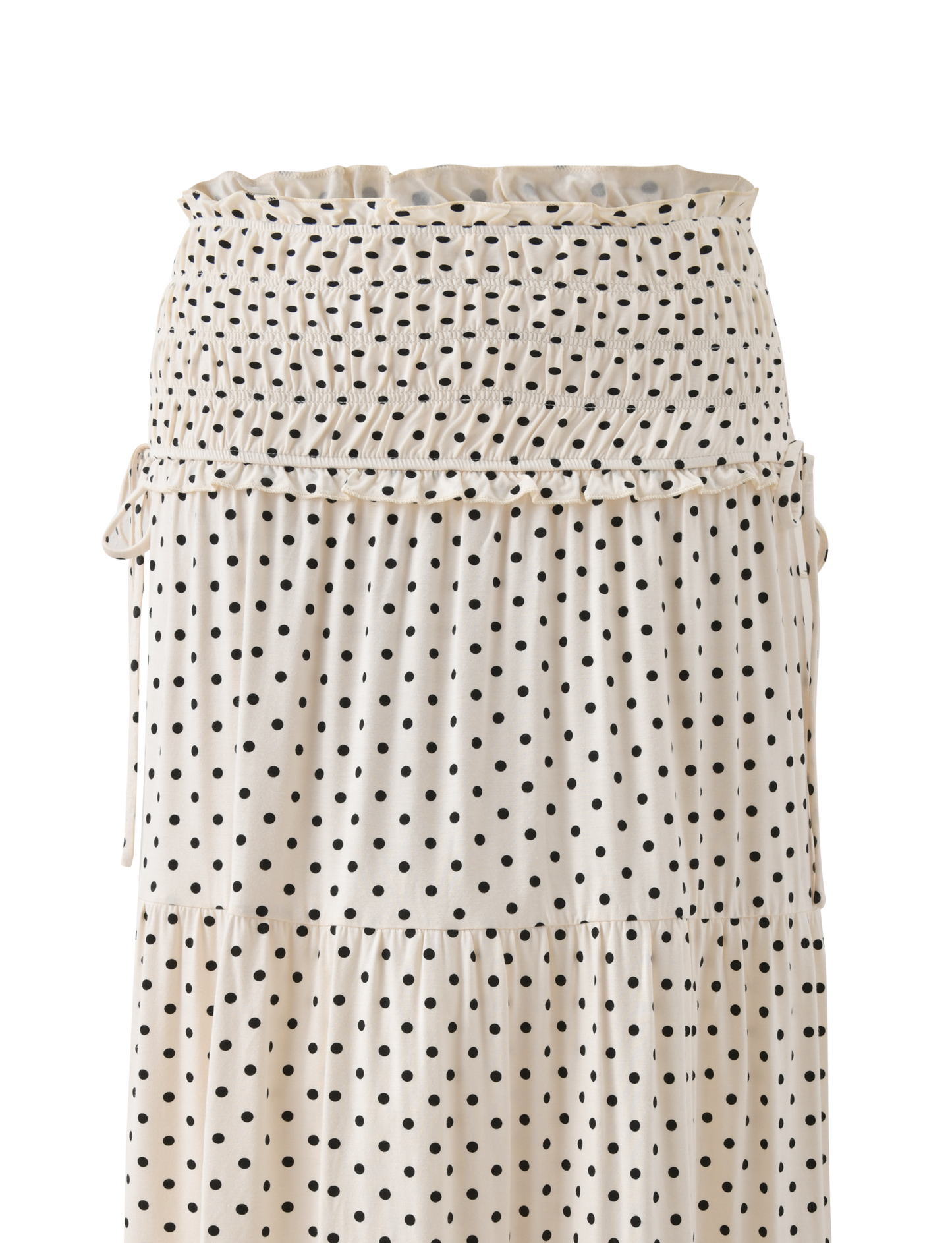 DENALI MAXI SKIRT - CREAM DOT