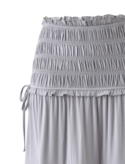 DENALI MAXI SKIRT - DOVE GREY