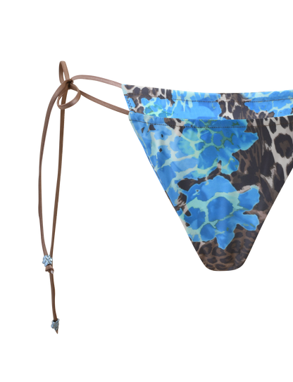 AVE BIKINI BOTTOM - BLUE LEOPARD