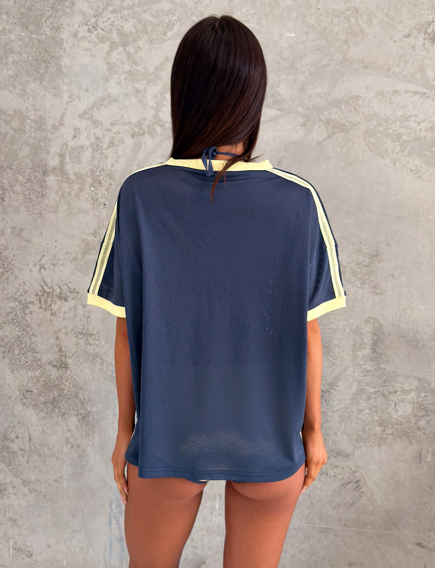 JAYNA TEE - BLUE : DUSTY BLUE