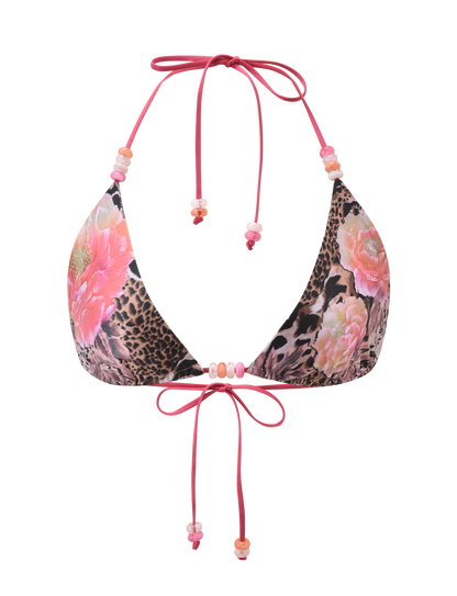 FINLEA BIKINI TOP - ANIMALIER FLORAL