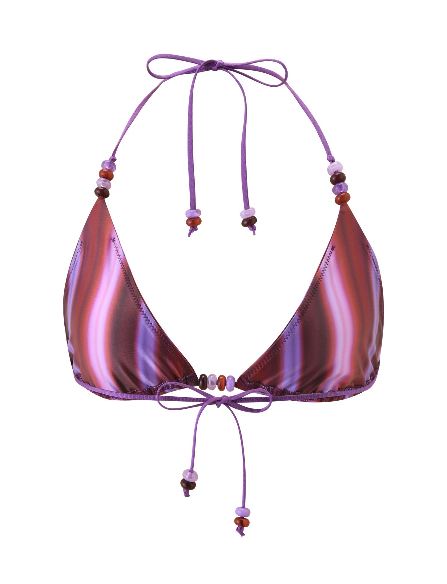 FINLEA BIKINI TOP - DUSK OMBRE STRIPE