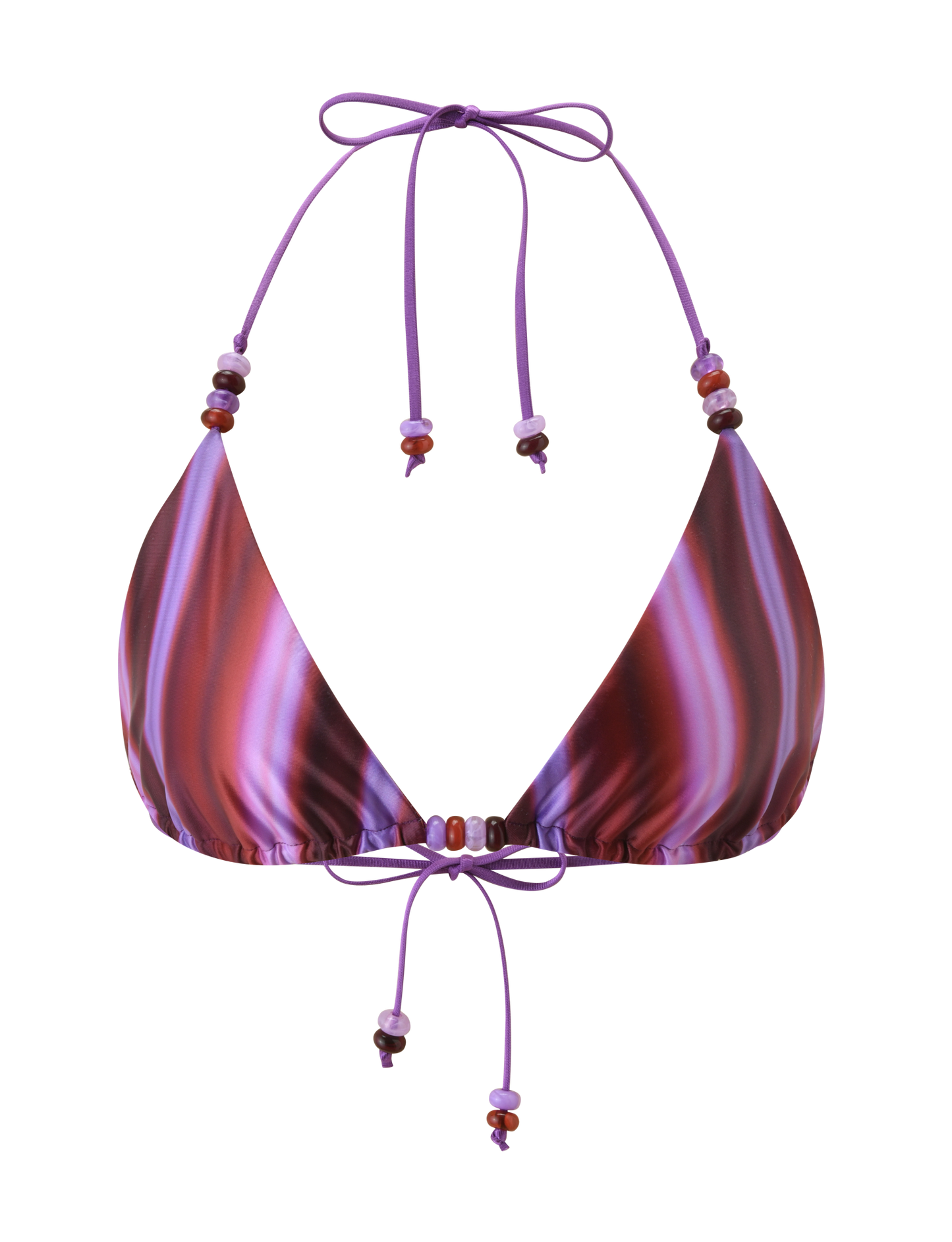 FINLEA BIKINI TOP - DUSK OMBRE STRIPE