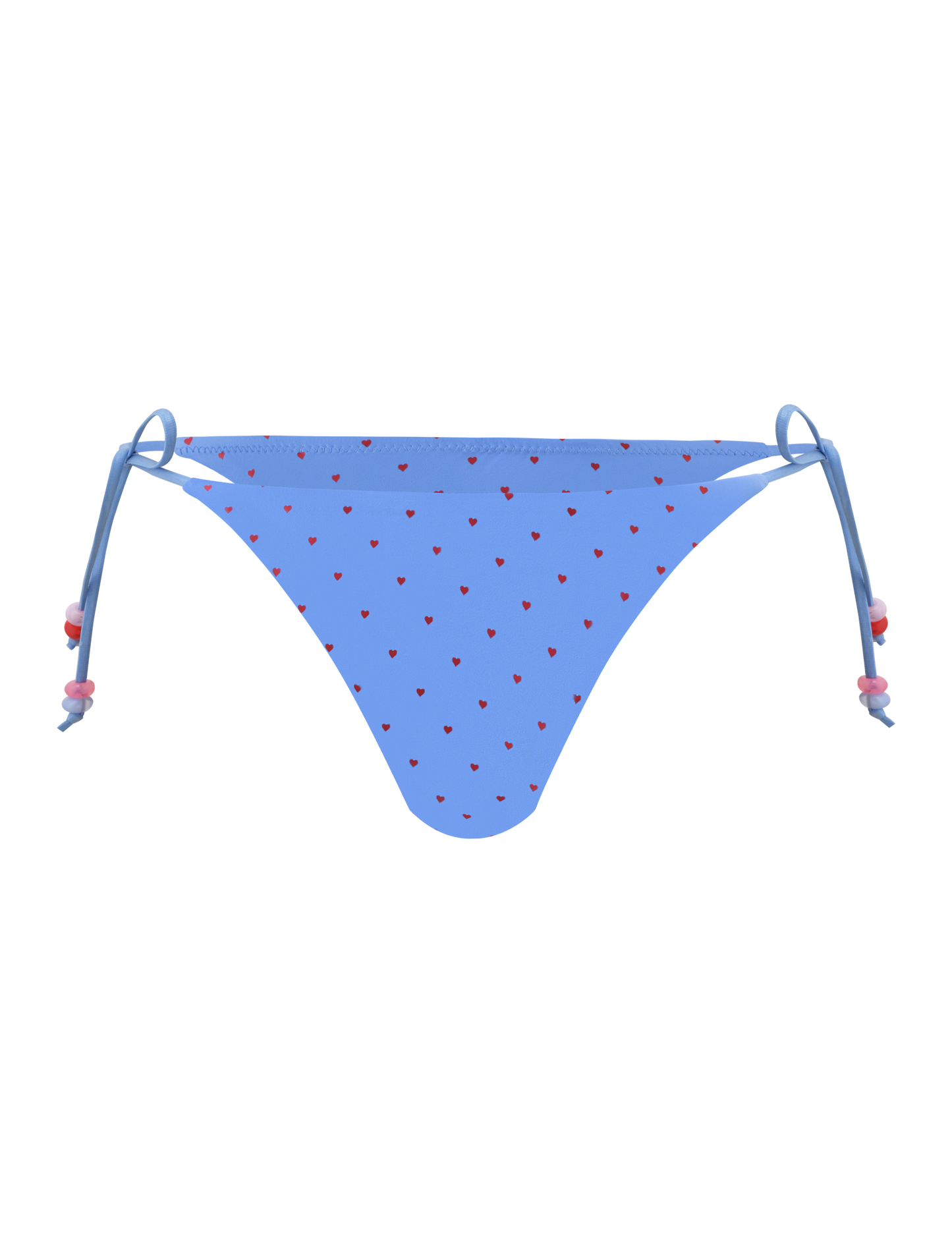 FINLEA BIKINI BOTTOM - BLUE HEART POLKA DOT