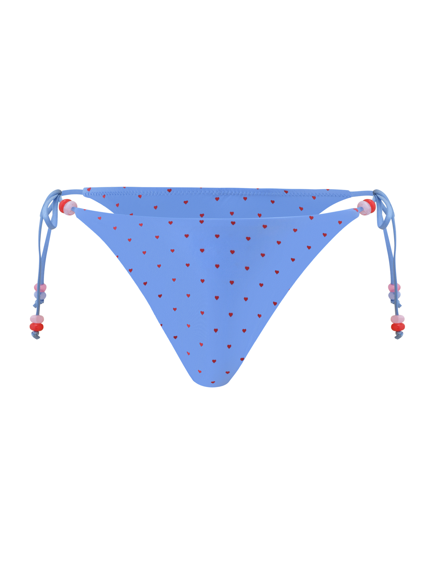 FINLEA BIKINI BOTTOM - BLUE HEART POLKA DOT