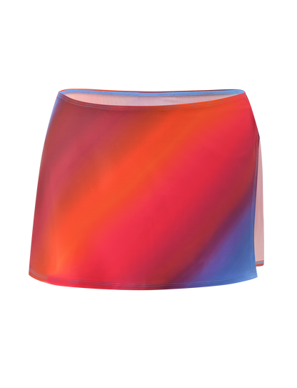 DIANA SWIM SKIRT SET - CIELO OMBRE