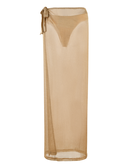 WYNNE SKIRT - GOLD