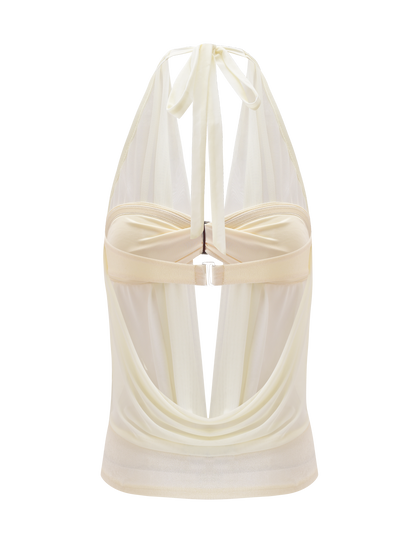MAKENA TWO-PIECE TOP - IVORY