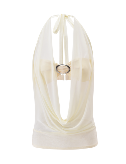 MAKENA TWO-PIECE TOP - IVORY