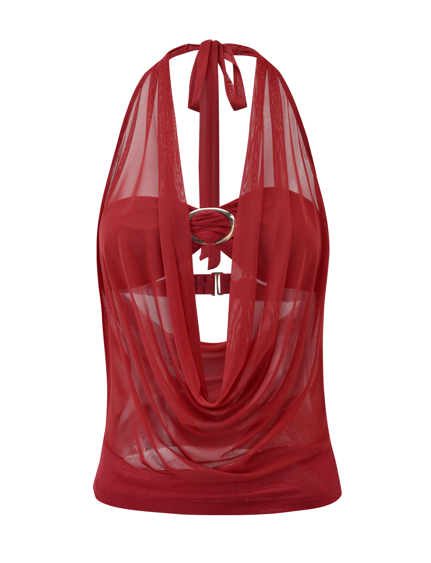 MAKENA TWO-PIECE TOP - RED