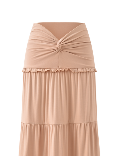 KATYA MAXI SKIRT - TAN