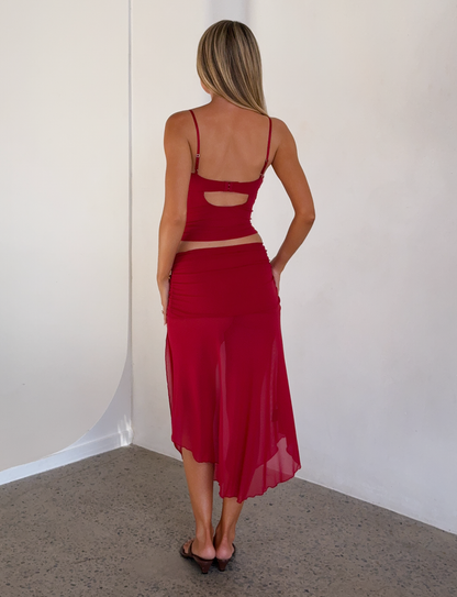 MARIANA SKIRT - RED