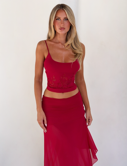 MARIANA SKIRT - RED