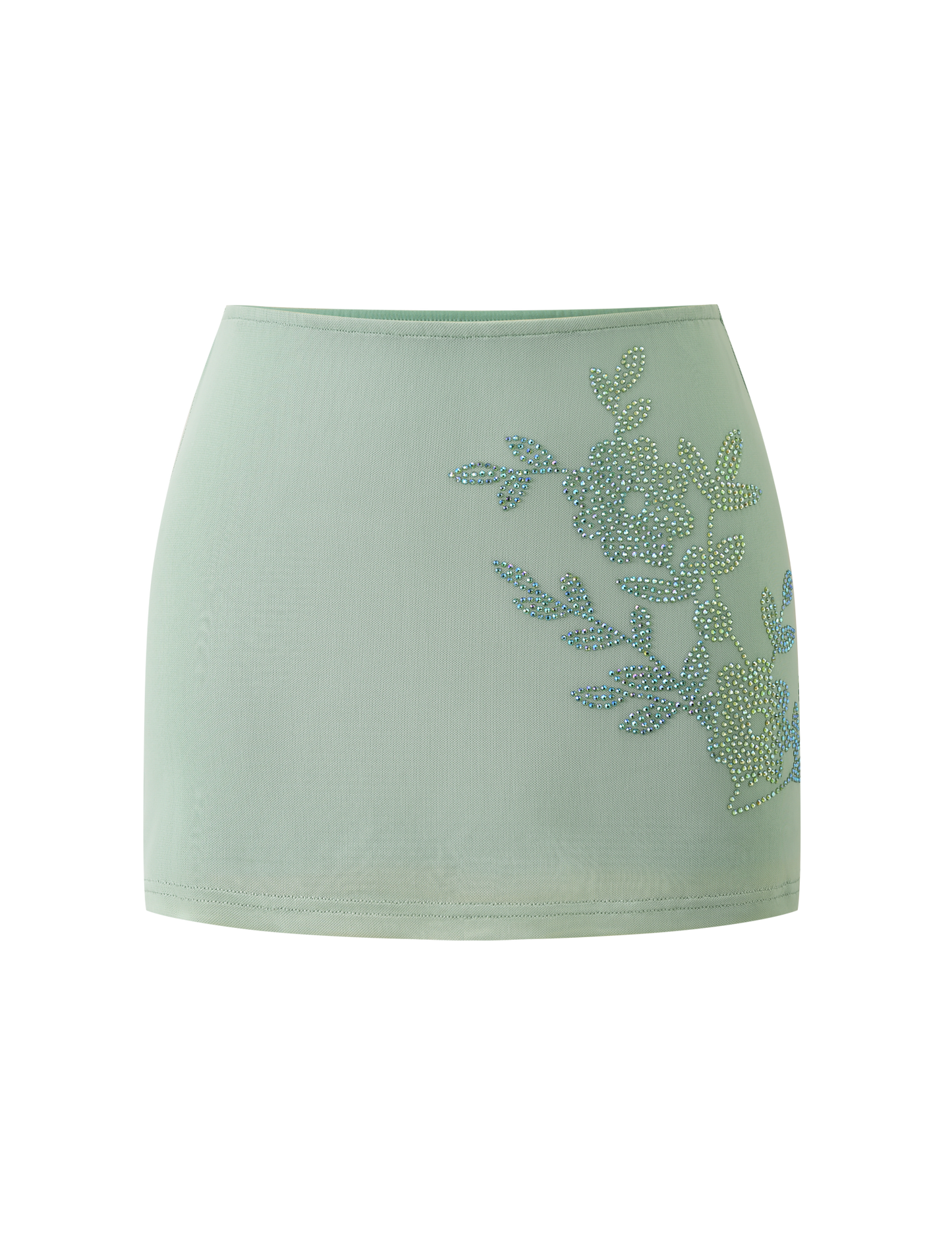OCTAVIA MINI SKIRT - PISTACHIO