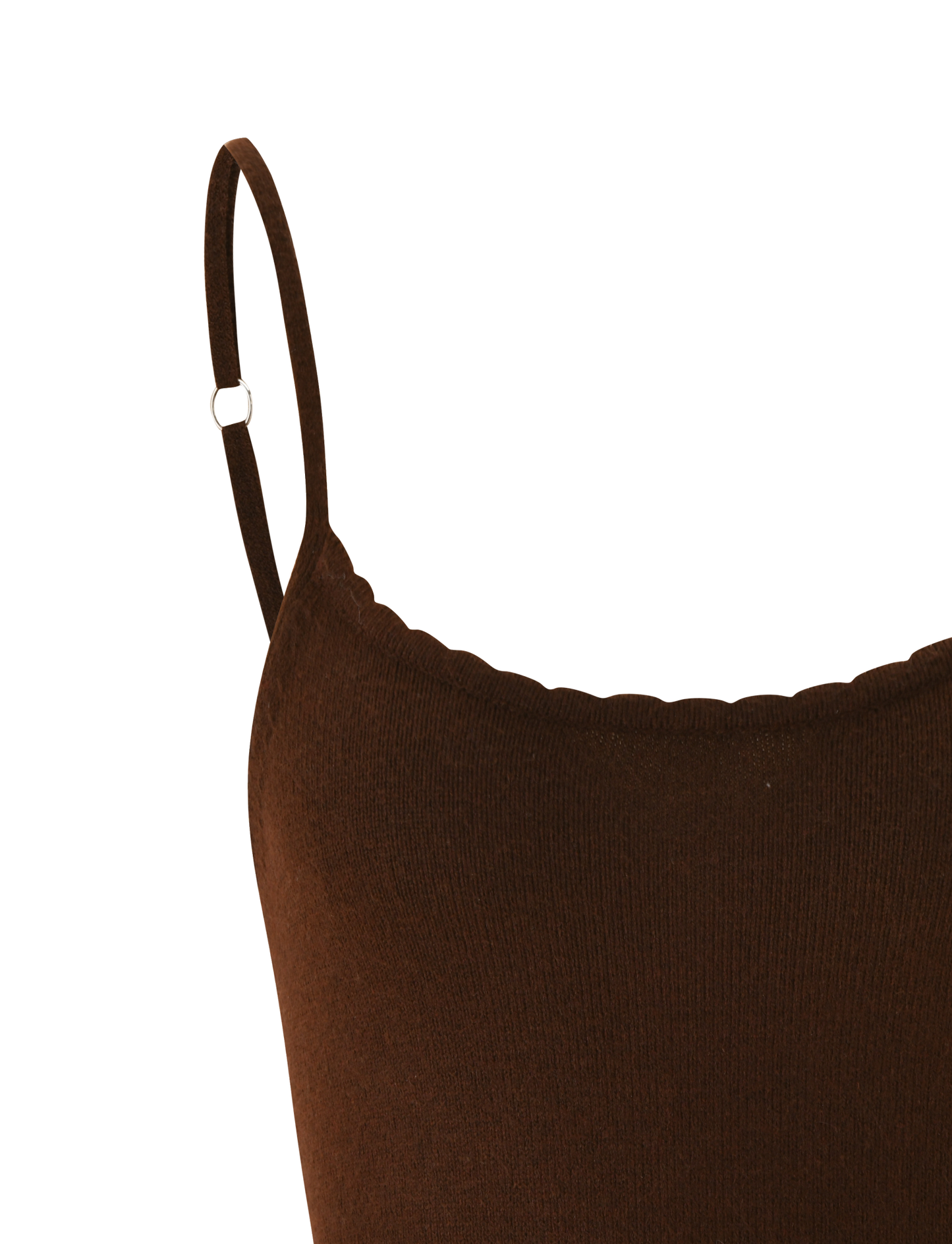 LEORA TOP - CHOCOLATE
