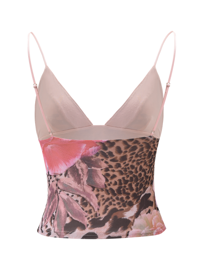 FENELLA TOP - ANIMALIER FLORAL