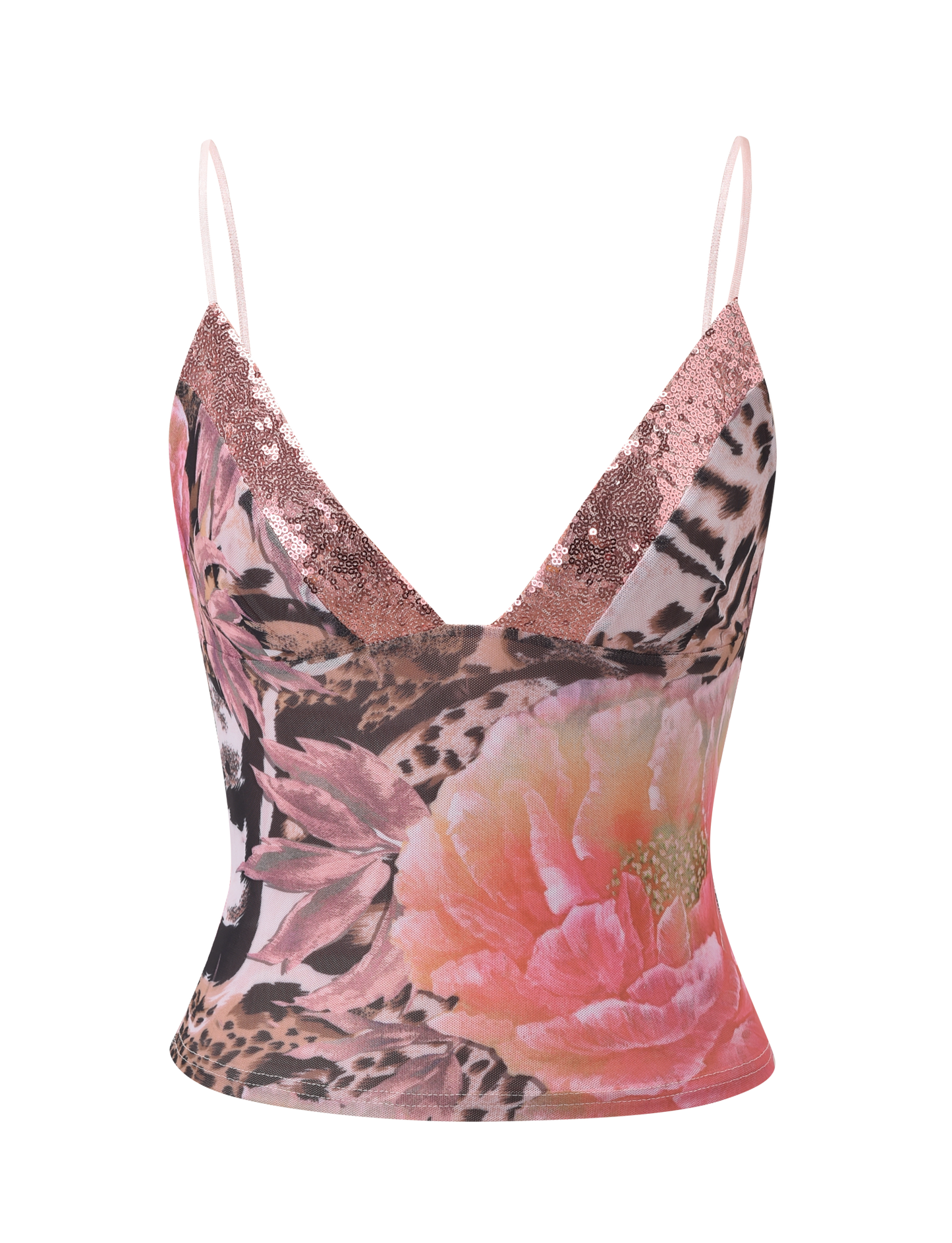 FENELLA TOP - ANIMALIER FLORAL