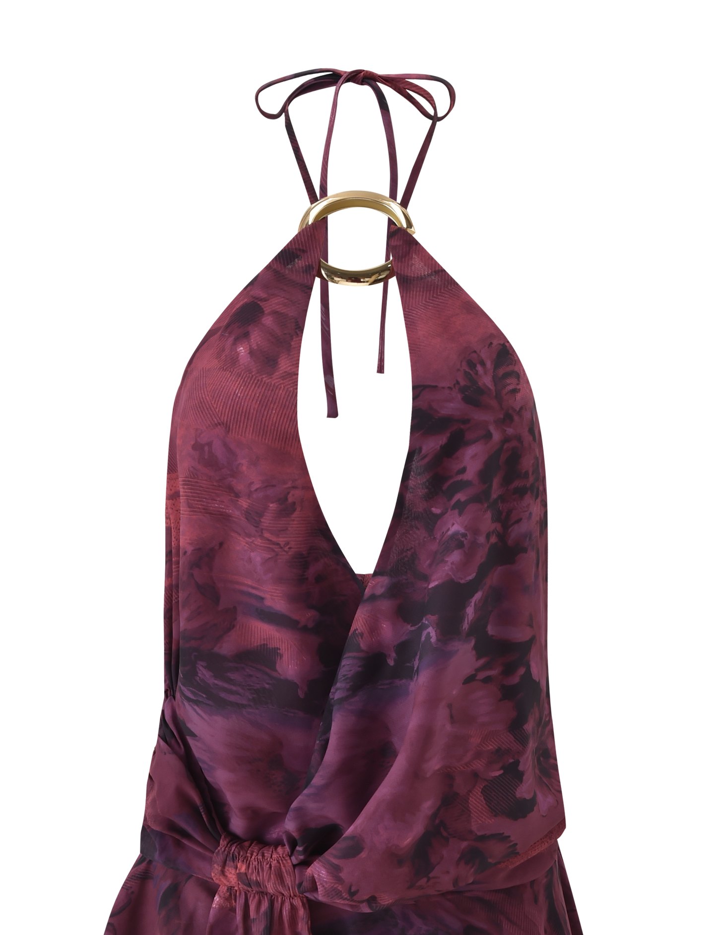 INDIGO MINI DRESS 2.0 - BURGUNDY ROMANTICA