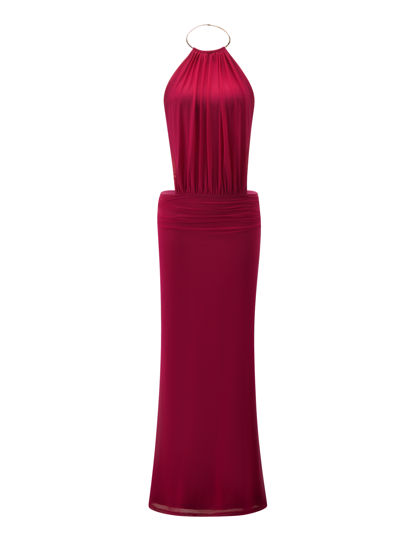EVANNA MAXI DRESS - BERRY