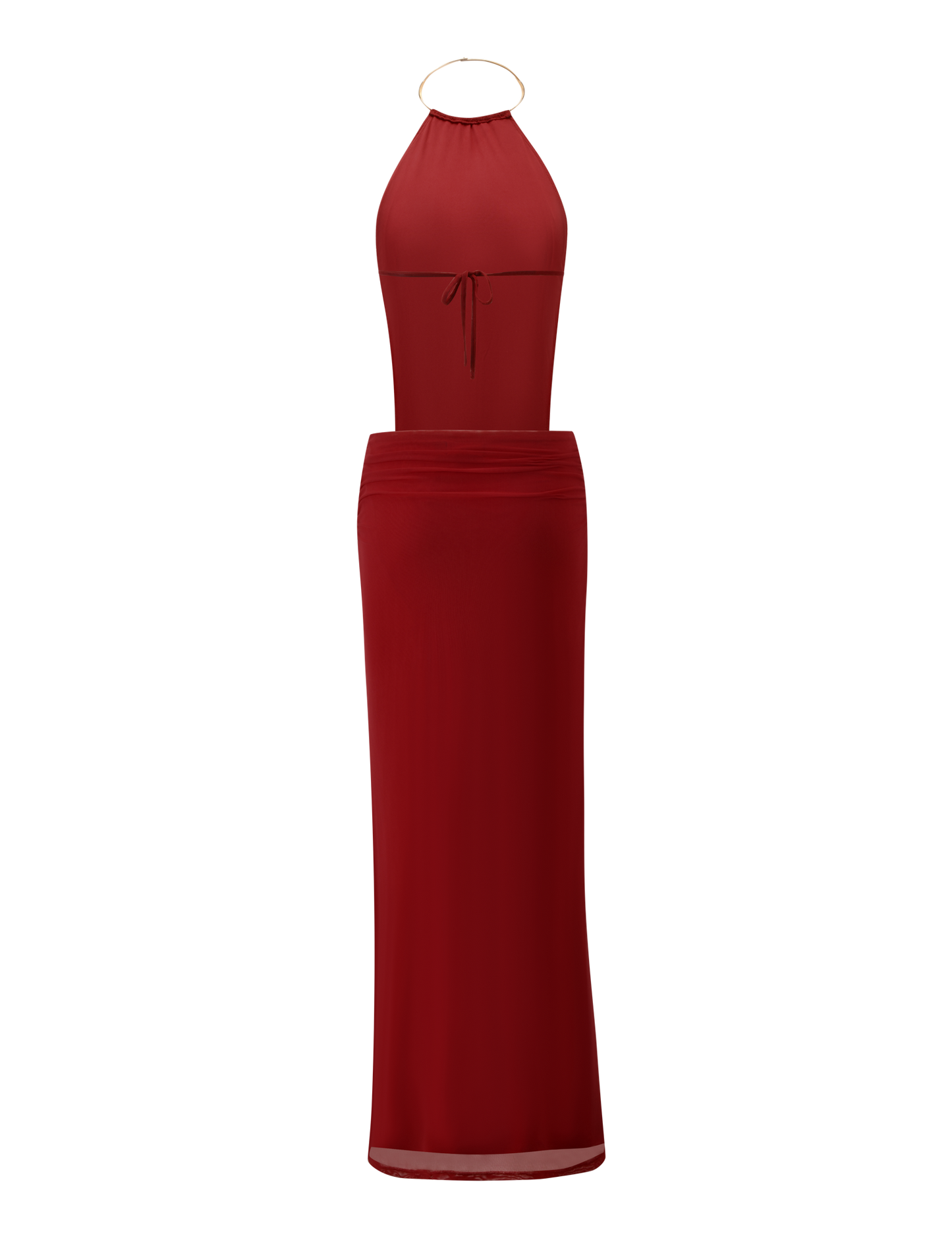 EVANNA MAXI DRESS - RED