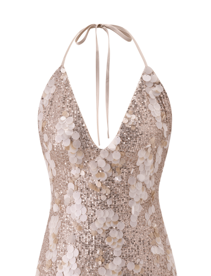ZANA MINI DRESS - GOLD